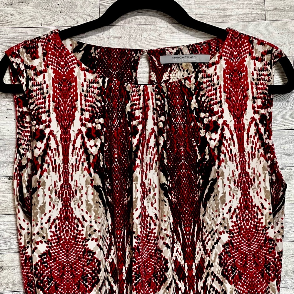 Andrew Marc NY - Ikat Multicolor‎ Top -Size Medium
